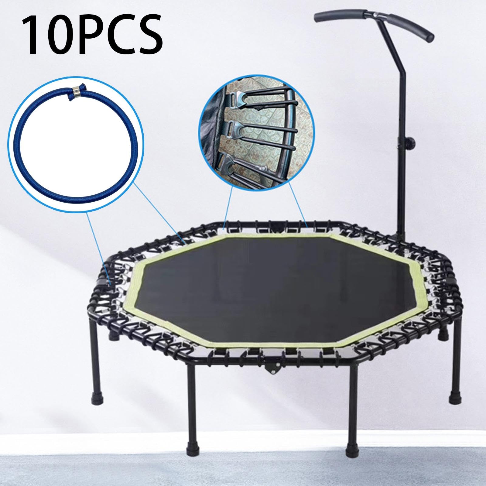 Trampolin Elastikseil 10er Set - 8mm Bungee Seil Ersatz 40cm