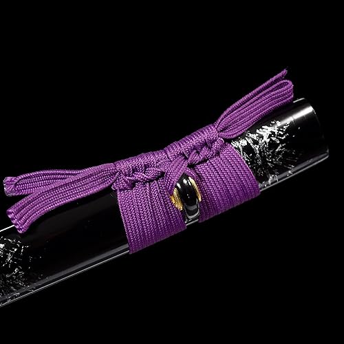 Miniatura 36 de Espada katana tradicional forjada a mano con calor/arcilla templada Katanas auténticas de samurái japonesas auténticas y auténticas de acero al