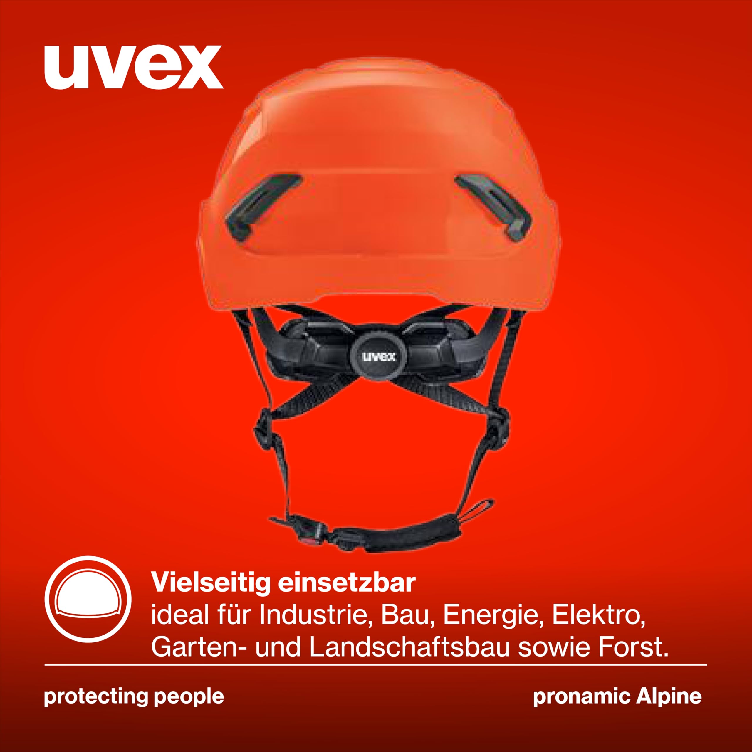 uvex pronamic Alpine - Schutzhelm - Bauhelm - Kletterhelm - EN 12492, EN 397 - für Damen/Herren