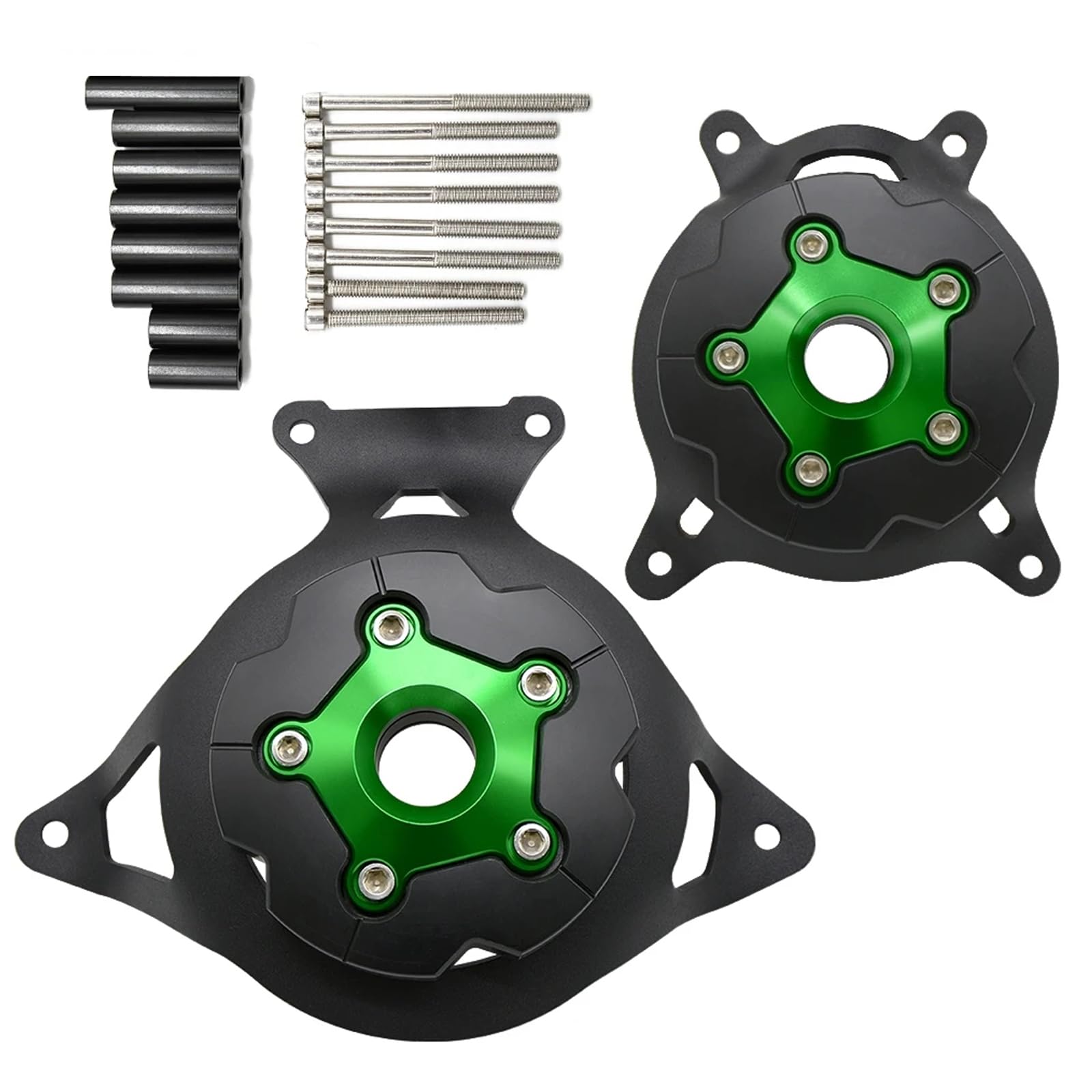 Z800 Z750 Motorschutz abdeckung Kit Stator Engine Covers für KA&-WA*SAKI Z750 2007-2012 Z800 Z 800 2013-2016 (Grün)