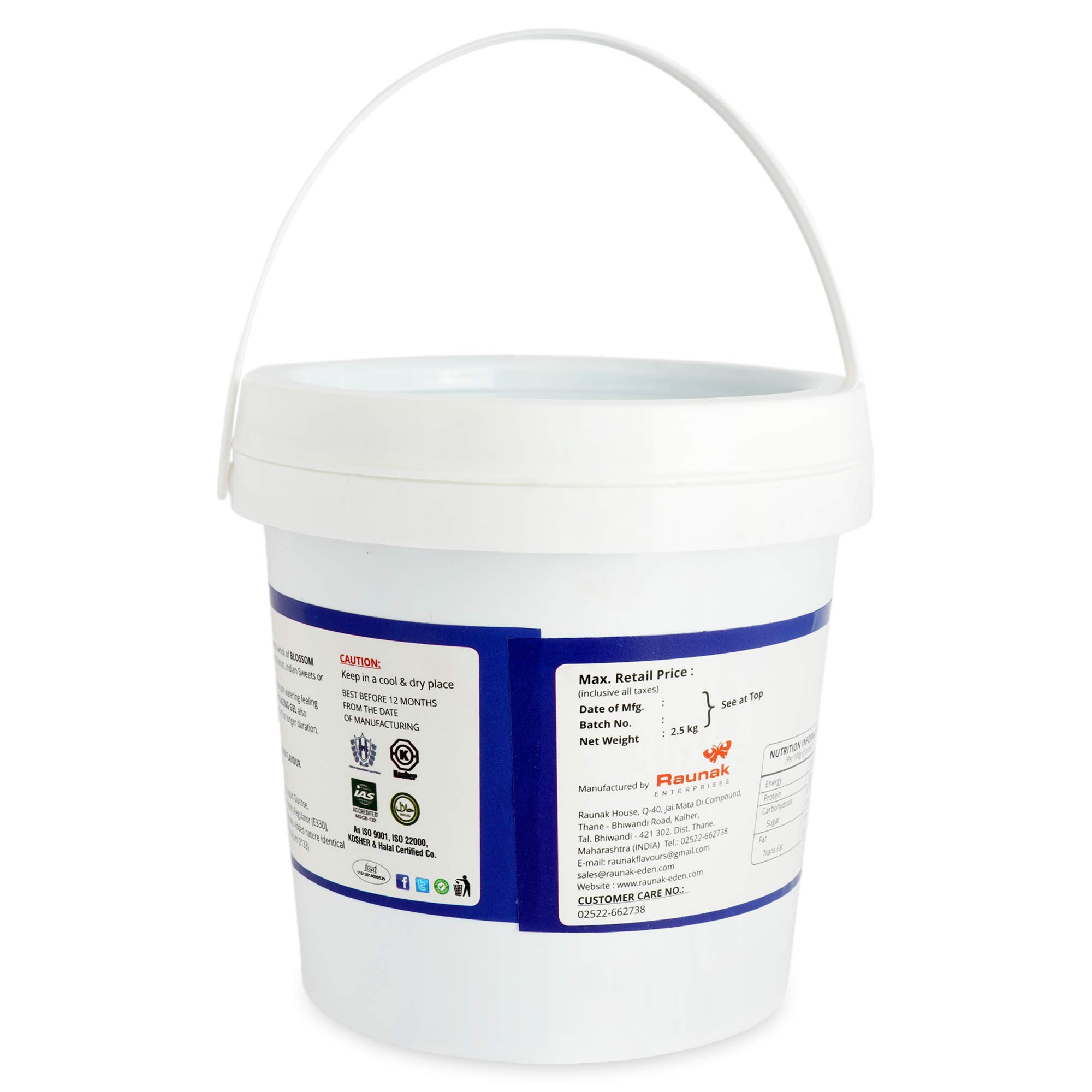 BLOSSOM Edible Glazing Gel for Cake & Desserts Toppings Decoration- Blue berry, 2.5kg 2