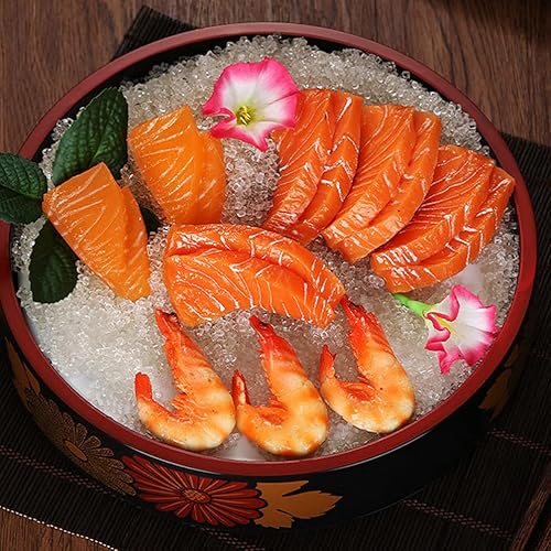 Miniatura 4 de Operitacx Plato de salmón para sushi, vajilla creativa para el hogar, restaurante, diseño elegante para servir sushi mariscos más para fiestas,
