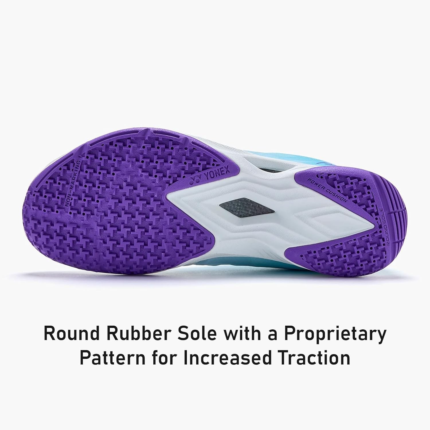 YONEX Women's Power Cushion Aerus Z Durable Impact-Absorbing Lightweight Breathable Active Sports Badminton Shoes, Indigo - Image 4