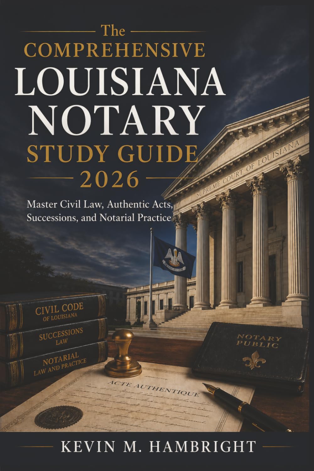 The Comprehensive Louisiana Notary Study Guide 2026: Master Civil Law, Authentic Acts, Successions, and Notarial Practice