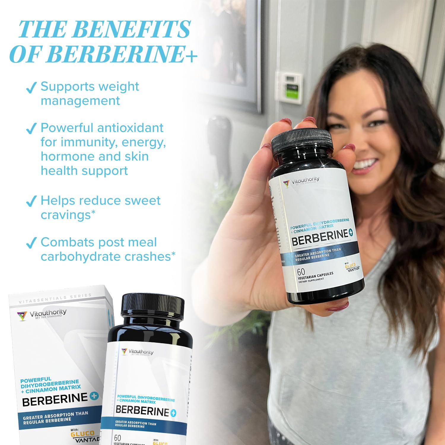 Berberine Supplement HCL Ceylon Cinnamon GLP-1 Support Capsules 30 Servings — Amazon image 2