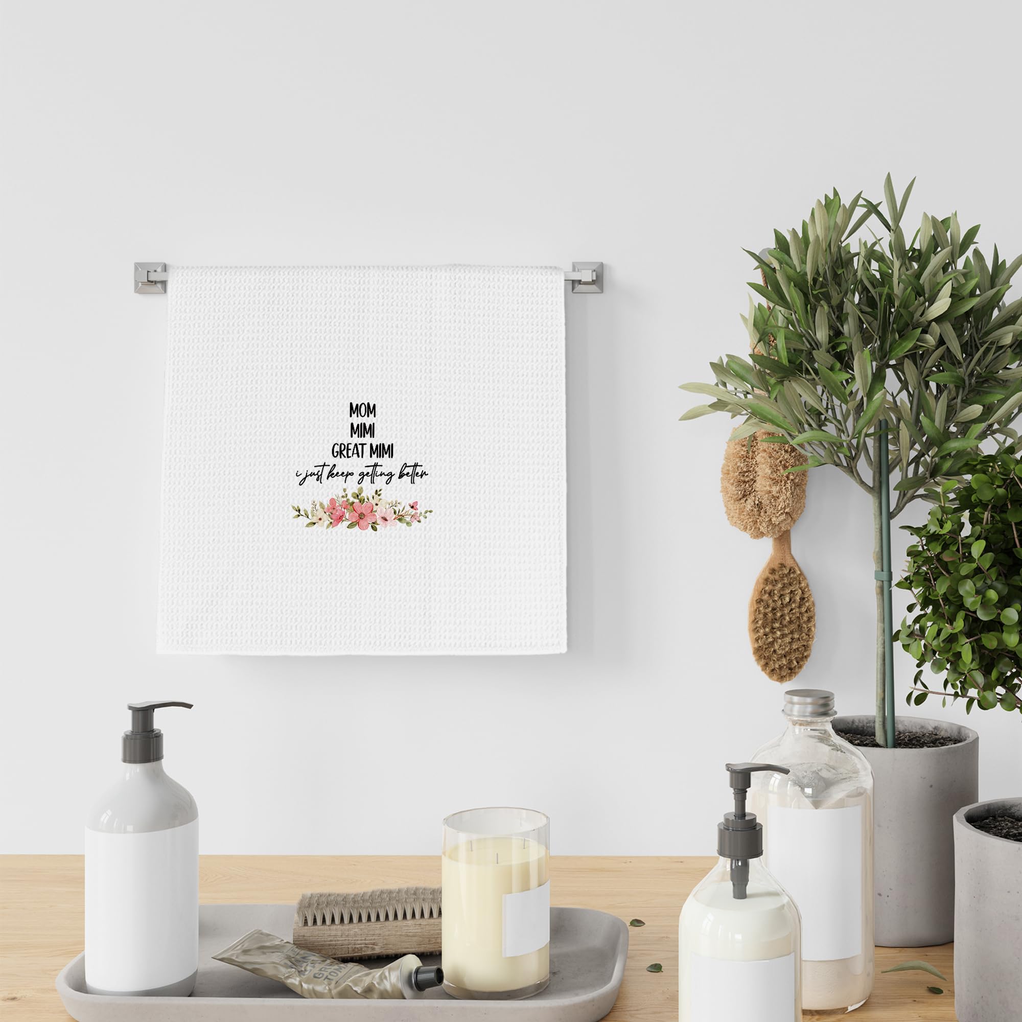 "Mimi" Kitchen Towels - 16x24 Inch Dishcloths, Gifts For Grandma, Mothers Day, Family Presents - View #6