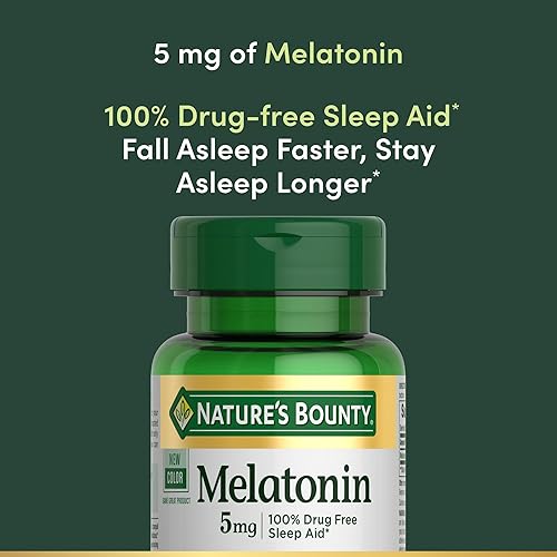 Miniatura 5 de Nature's Bounty Super Strength Melatonina 5 mg Softgels 90 ea (paquete de 4)