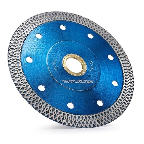 Miniatura 9 de Hoja de sierra de azulejos de 5 piezaslote de 4.5 pulgadas, hoja de diamante súper fina, hoja de corte de porcelana para azulejos de porcelana de