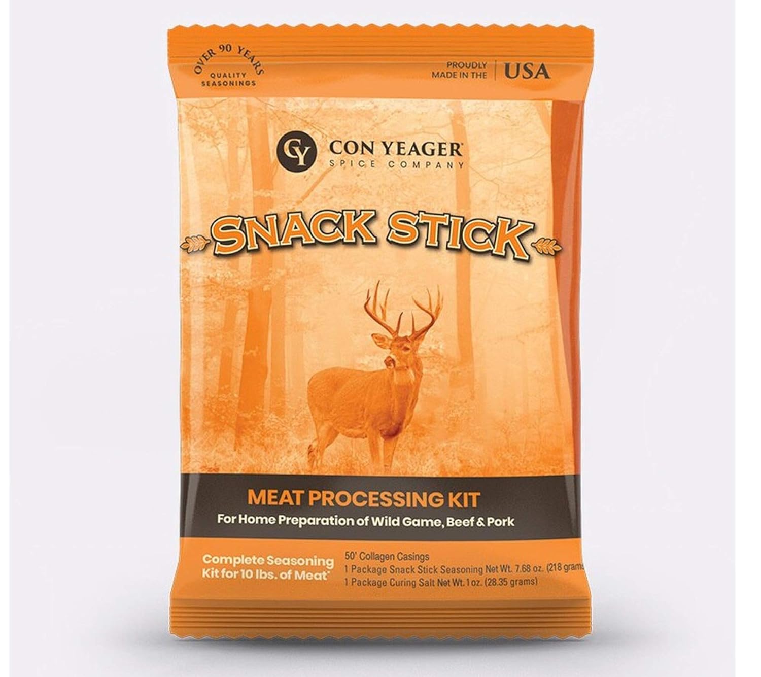 Con Yeager Spice Snack Sticks 10 Pounds of Meat Processing Kit 40423 Grocery