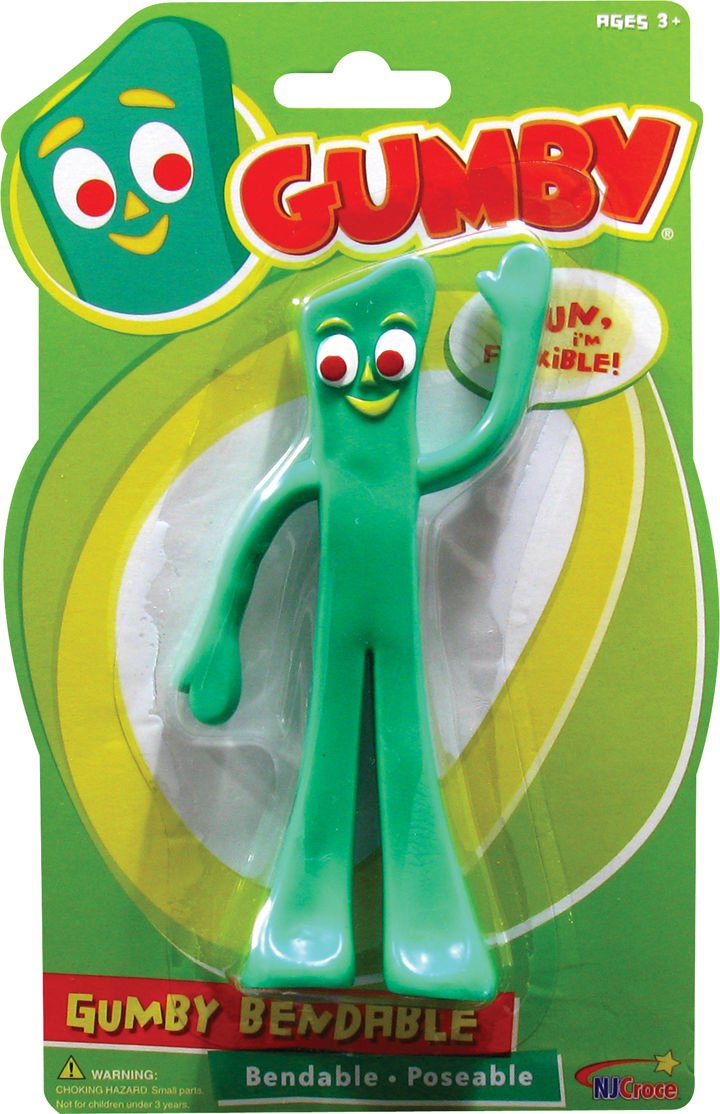 ``GUMBY`` Bendable poseable, Gumby Pal, approx 6`` ,#G14E6GE4R-GE 4-TEW6W292401