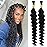 Selina Human Braiding Hair 2 Bundles Loose Deep Human Hair Bulk Micro Braiding Hair 50g/Bundle Deep Wave Bulk for Braiding Natural Black Color 26Inch