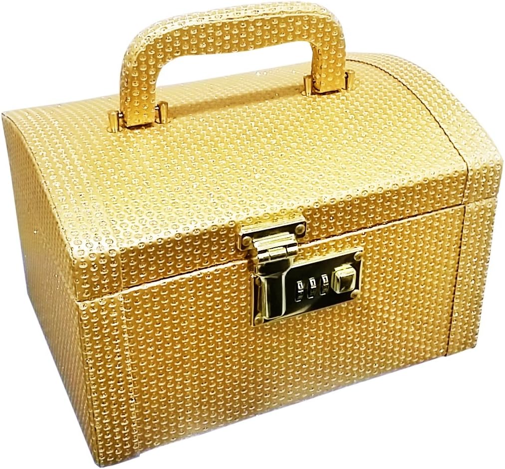 Pride Star Fabric Cosmetic Box (Gold_NEW00121)