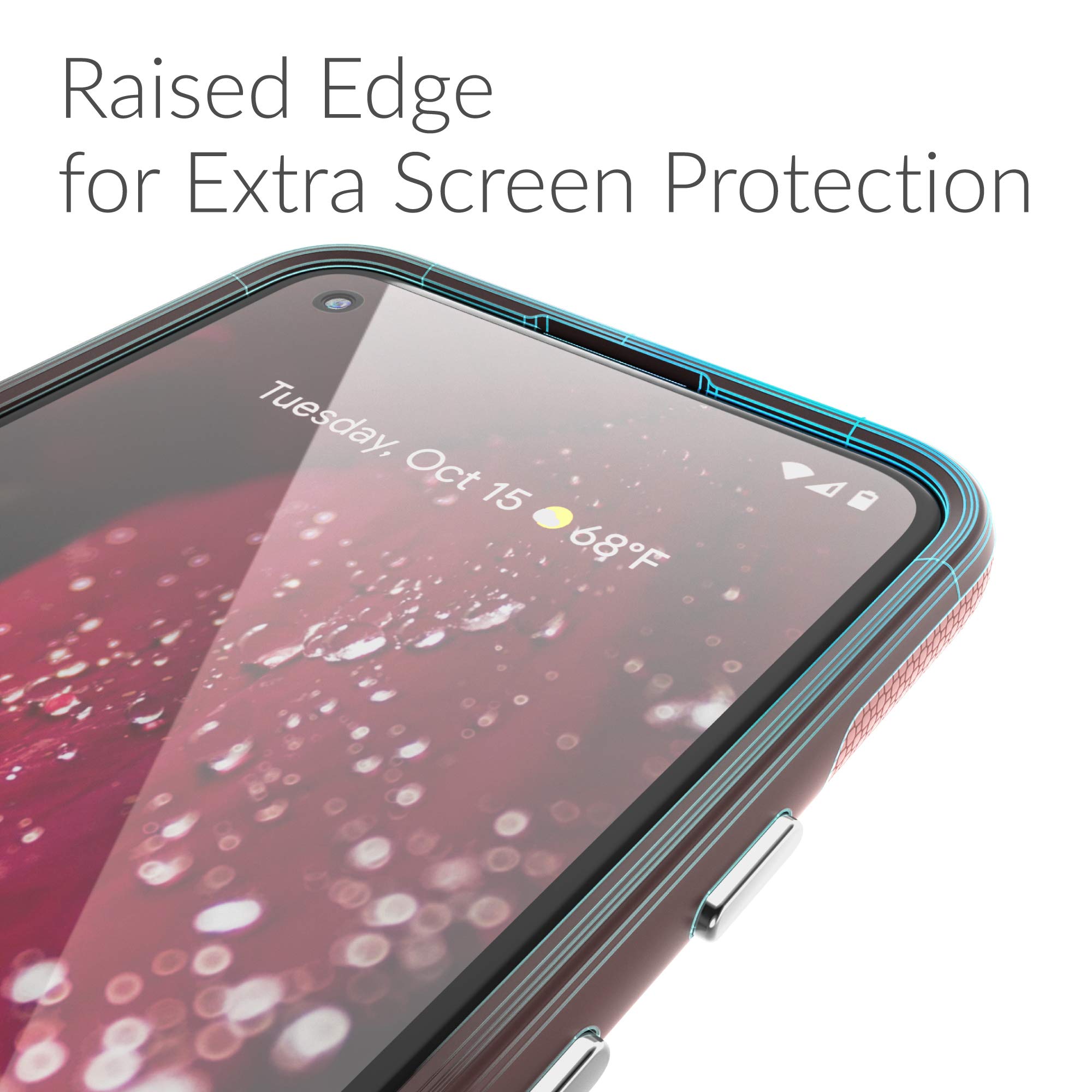 Crave Dual Guard for Pixel 5a Case, Shockproof Protection Dual Layer Case for Google Pixel 5a 5G - Berry