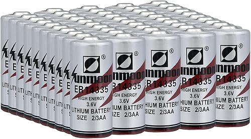 Miniatura 6 de ER14335 - Batería de litio primaria ER14335 23AA 3.6V 1650mAh para alarma de humo, medidores inteligentes, monitores de temperatura, linterna