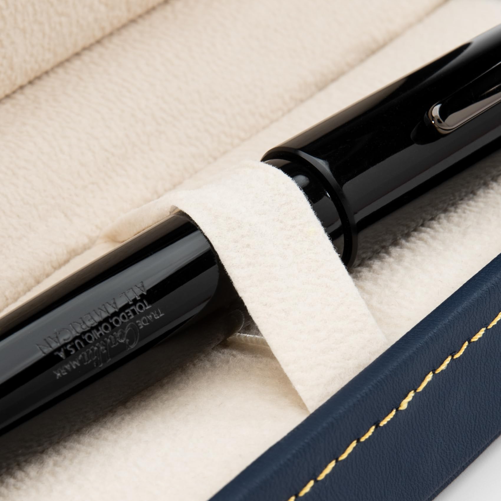 Conklin All American Fountain Pen - Black, Medium Nib -14