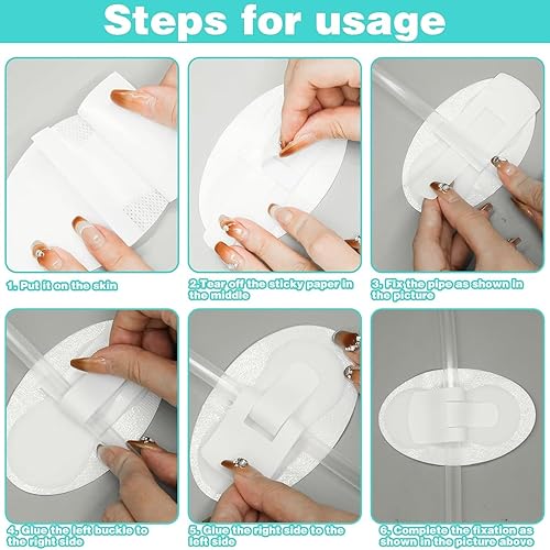 Miniatura 5 de Dispositivo de estabilización de catéter Foley, soporte para bolsa de pierna de catéter urinario, catéter adhesivo para piernas urinarias, soporte