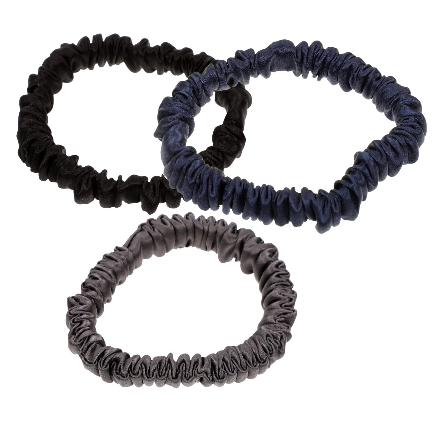 minkissy 9 elastici per capelli da donna, nastri per capelli da donna, elastici per capelli, elastici per capelli, elastici per capelli, elastici per capelli, elastici per capelli, in raso morbido,