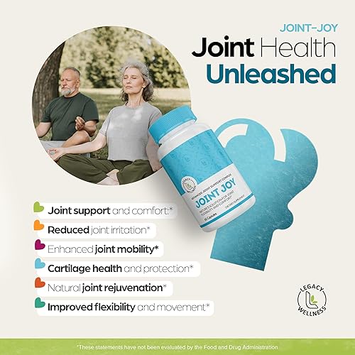 Miniatura 2 de Legacy Wellness Joint Joy Suplemento avanzado de apoyo articular  Glucosamina, condroitina, boswellia, cúrcuma, MSM, quercetina + suplementos de