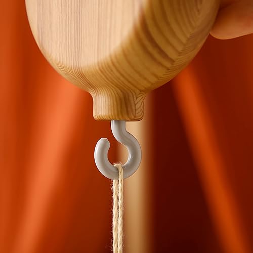 Miniatura 4 de HI BABY MONMENT Caja de música móvil para cuna de bebé, motor móvil giratorio con gancho giratorio, giratorio de madera de imitación, 12 canciones