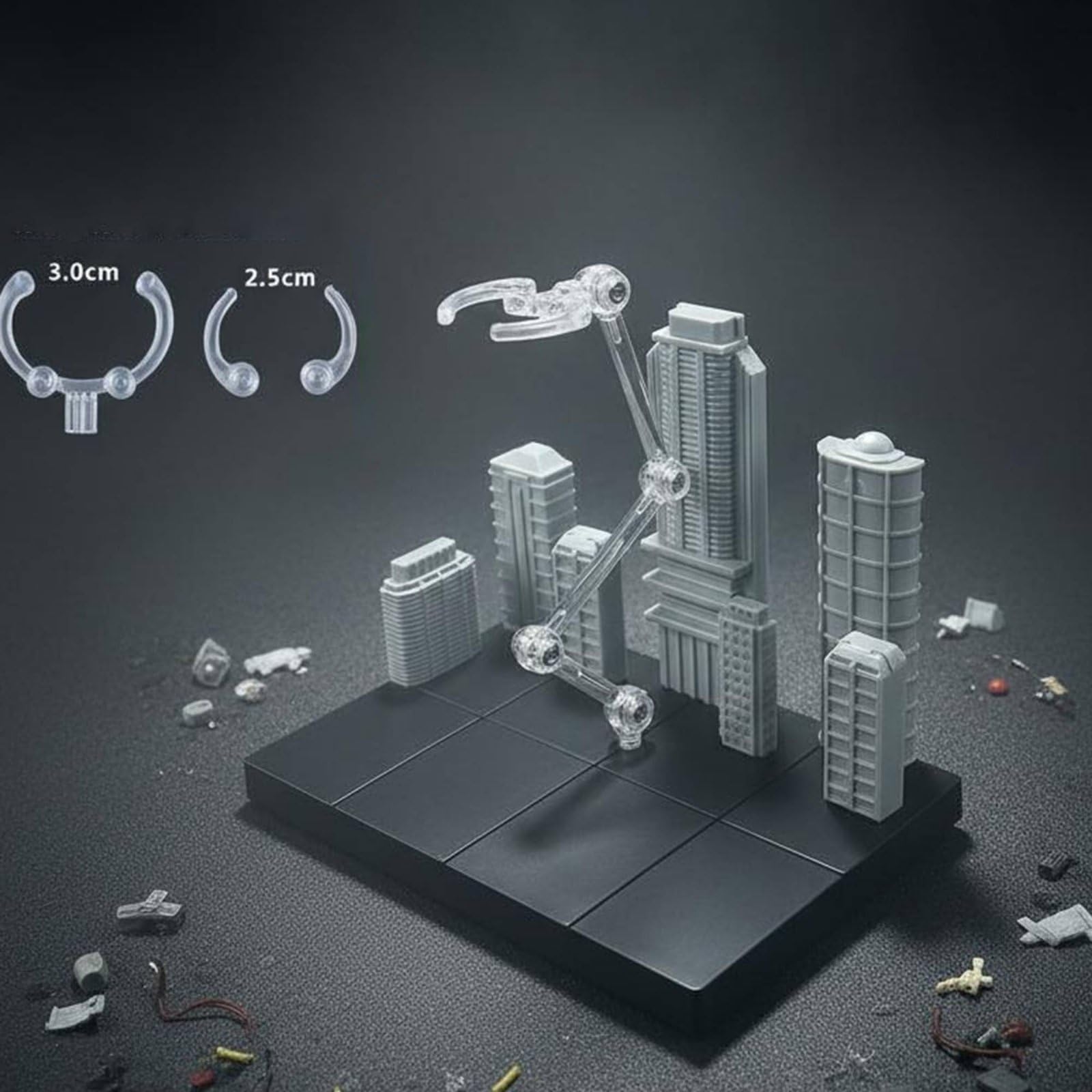 Amazon.co.jp: predolo ビル背景アクションベース 2種類のコネクタ付属