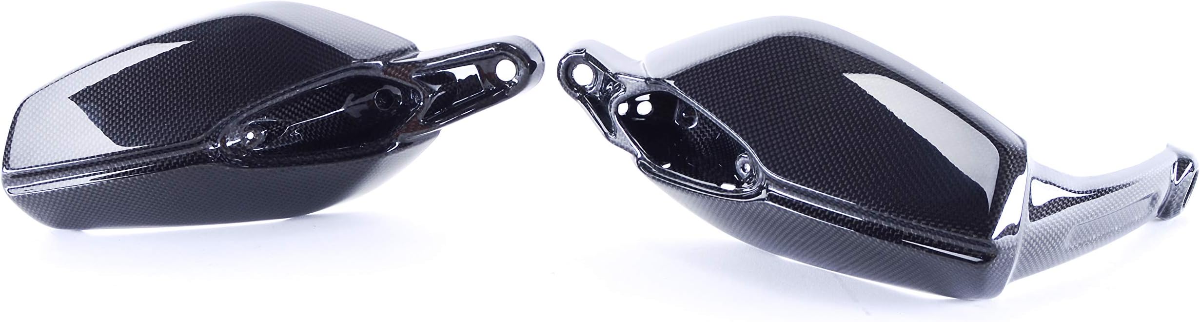 Bestem Carbon Fiber Handlebar Hand Guards Covers Protector for 2013-2015 Ducati Hypermotard 821 SP