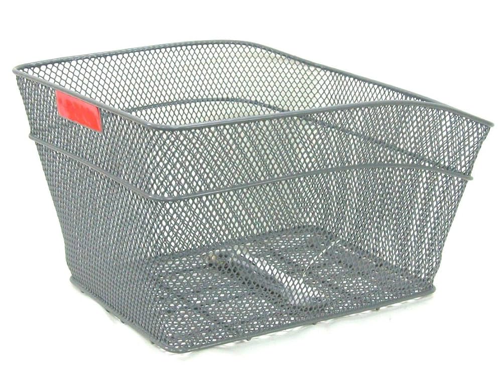 グレー メッシュデザイン 前かご後ろカゴつき三輪車 01003087-1.jpg