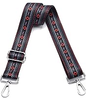 Vista 86 de Correa de Bolso Ancha Correa de Hombro Ajustable Correa de Repuesto Cruzada Correa de Bolso de Hardware Plateado