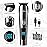 Brightup Beard Trimmer for Men with Travel Case- Electric Razor & Shaver, Cordless Hair Clippers Trimmers Set, IPX7 Waterproof Mens Grooming Kit for Face, Mustache, Body, Ear, Nose Hair Trimmer