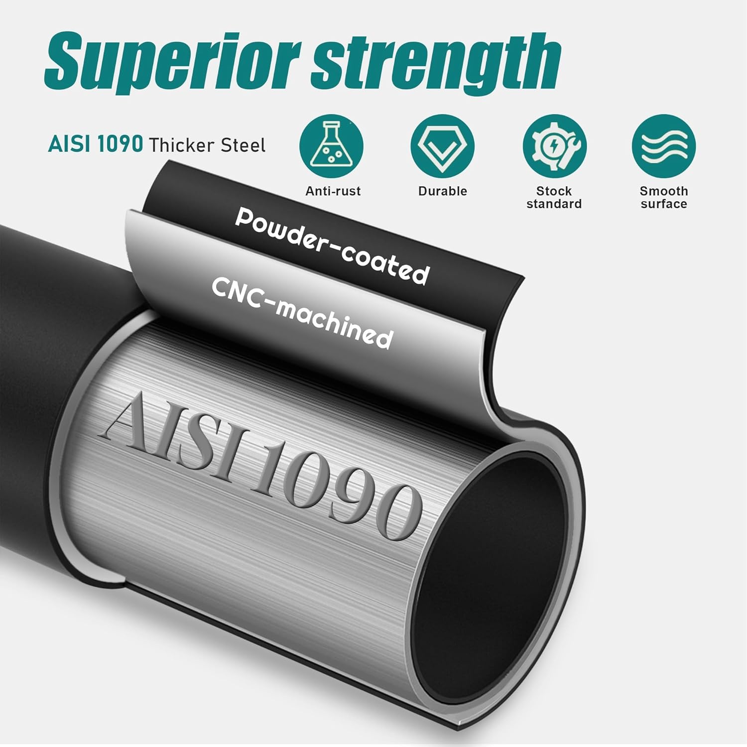 MoKitDora Engine Guard Highway Mustache Crash Bar 1.25" Fat for Harley Softail 2018-up Fat Boy Street Bob Heritage Classic Low Rider Sport Glide Deluxe Slim, Gloss Black