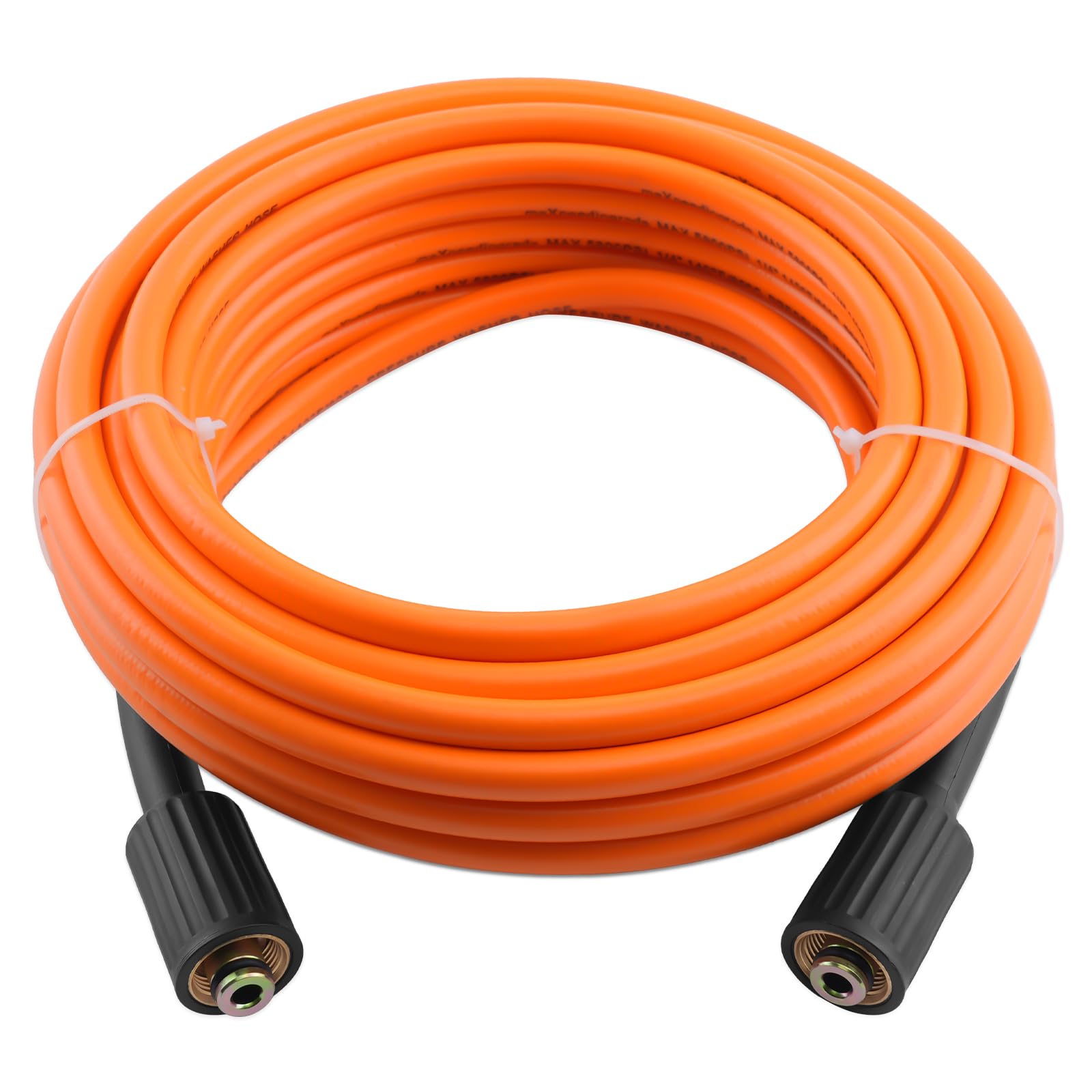 maXpeedingrods 40FT/12.2M 1/4" Pressure Washer Hose 5800 PSI Kink Resistant with M22 Brass Fittings Fits Craftsman, Honda, Ryobi, GreenWorks & Most Power Washers Super Flexible Replacement (Orange)
