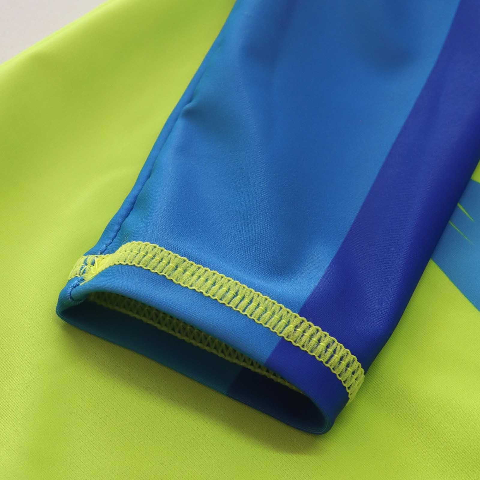 Générique Maillot de Bain garçon Deux pièces Solaire UPF 50+ Manches Longues imprimé Arbre Natation Surf Printemps été