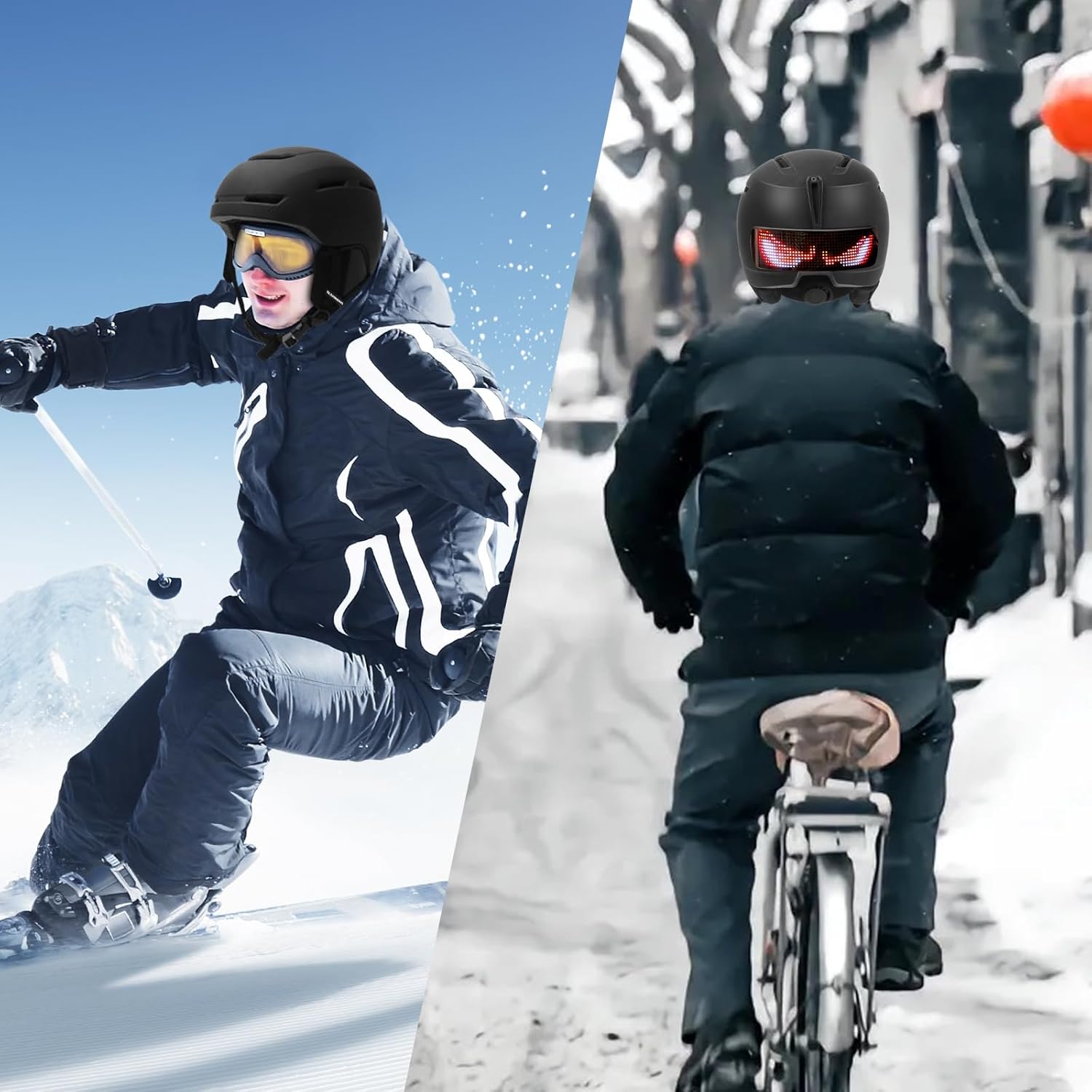 Ski Helmet - PC Shell + EPS Cushioning Layer(MIPS System) -Snowboard Helmet for Men, Women & Youth - Helmets for All Snow Sports