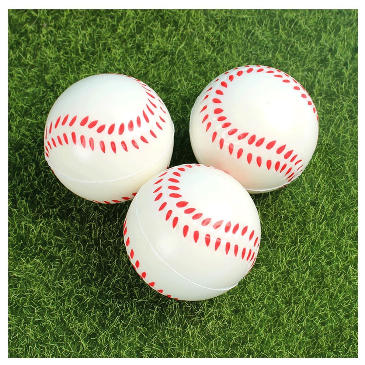 Palla di Spugna in Schiuma 15pcs Palline Morbide Baseball PU
