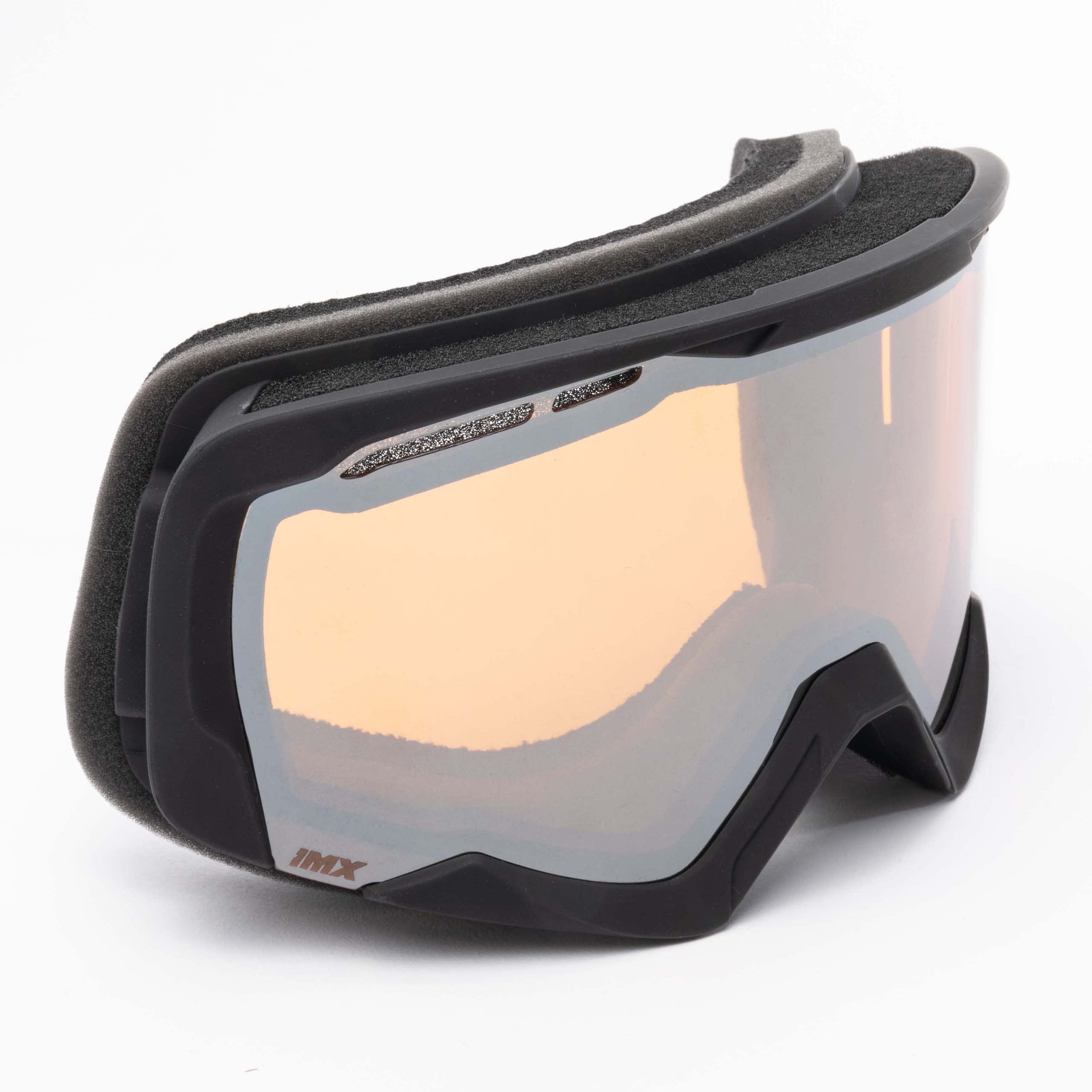 Endurance Fahrradbrille Motorradbrille | Dreilagiger Schwamm | DualLens | Kratzfest Anti Fog und UV Beschichtung | Breiter Gürtel mit Silikondruck