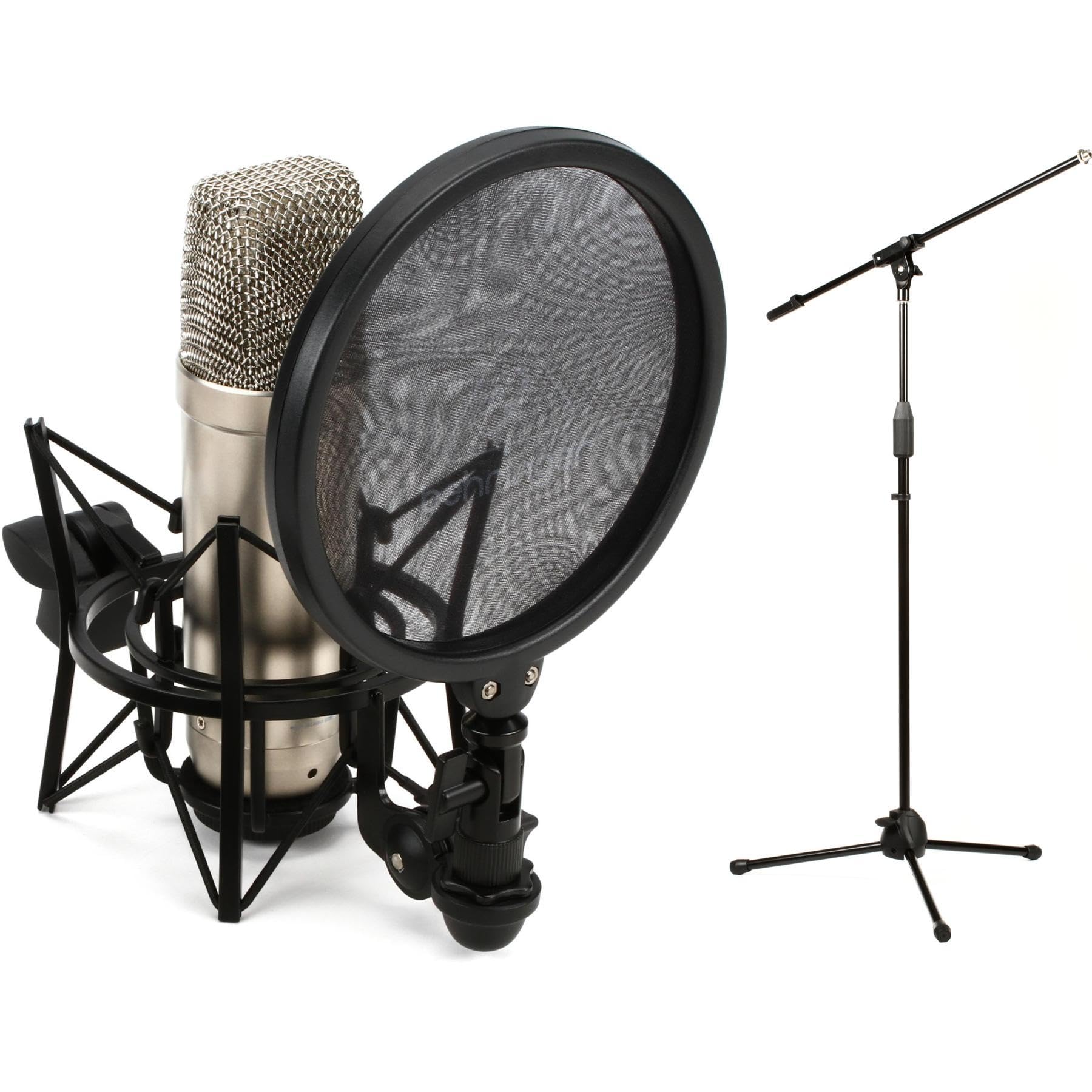 Amazon.com: Behringer TM1 Microphone Recording Bundle with Stand