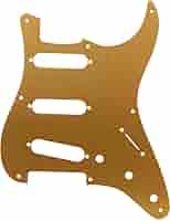 ストラト用アノダイズドピックガードGoldゴールド金/Lotustorks VARIOUS ANODIZED PICK GUARD SERIES - 11 holes ST-type - Gold