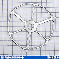 Vista 2 de Supplying Demand Reemplazo de la asamblea de anillo giratorio de microondas WB02X32600 WB06X10651