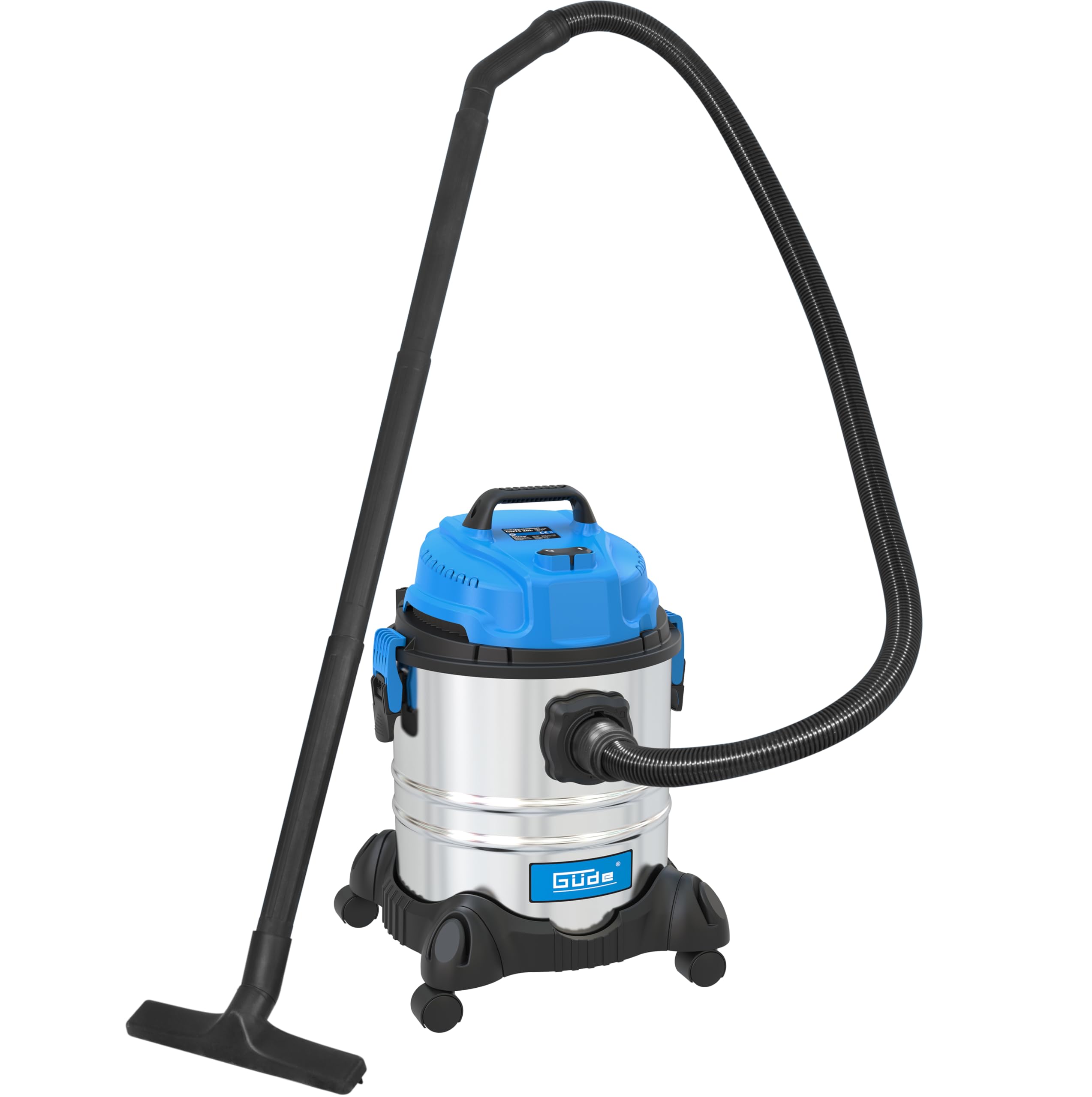 Güde 17001 GNTS 20L - Aspiradora de trineo (20 L), color azul y plateado
