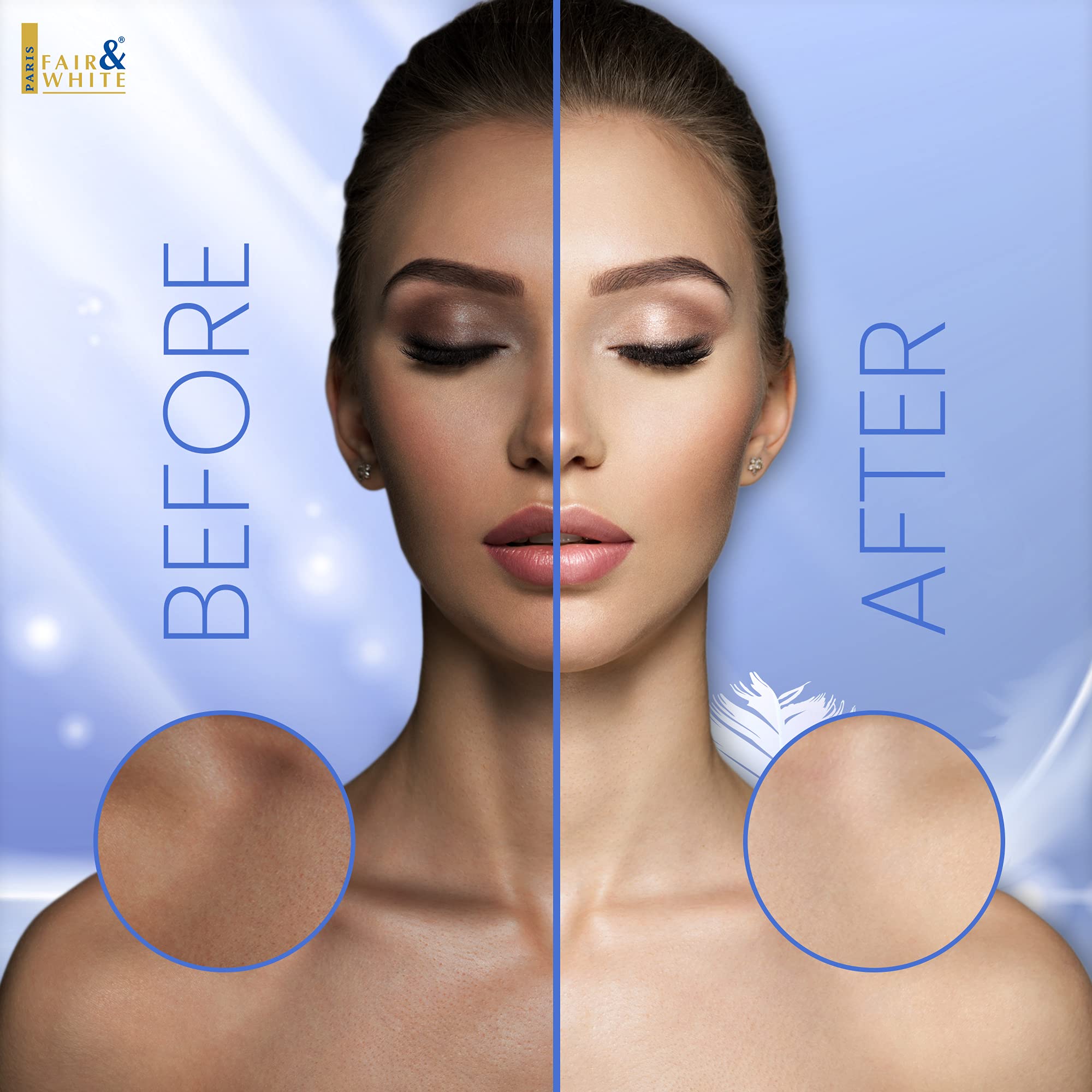 Fair & White Body Brightening Milk 500ml / 17.6 Fl oz Skin