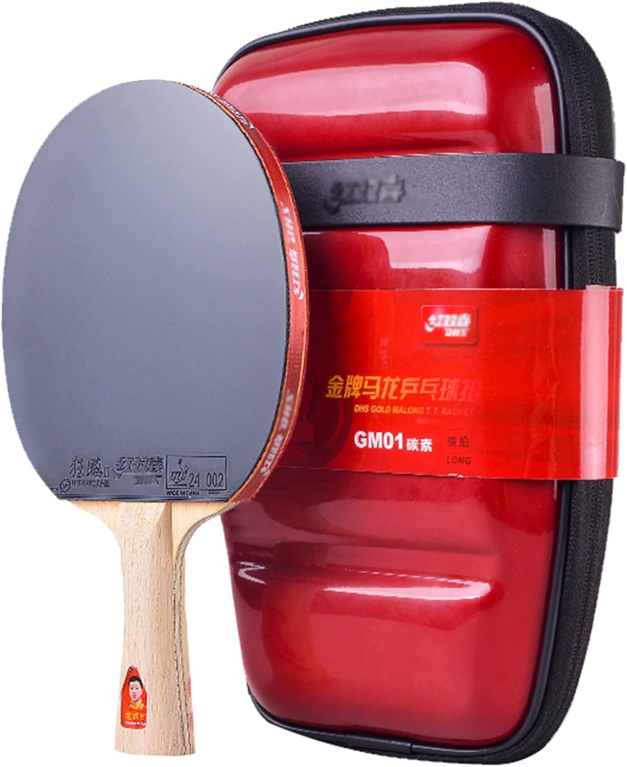 Competitive Table Tennis Blades, Portable Pingpong Paddle, 3 Types of Carbon Table Tennis Bat (1 Long Handle)