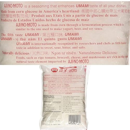 Miniatura 4 de Aji No Moto Ajinomoto Glutamato Monosódico Umami condimento 16.01 oz  1 libra (paquete de 2)