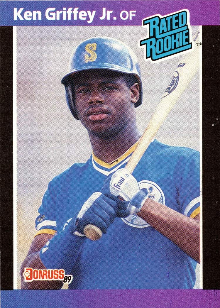 Amazon.com: 1989 Donruss Baseball #33 Ken Griffey Jr Rookie Card :  Collectibles & Fine Art