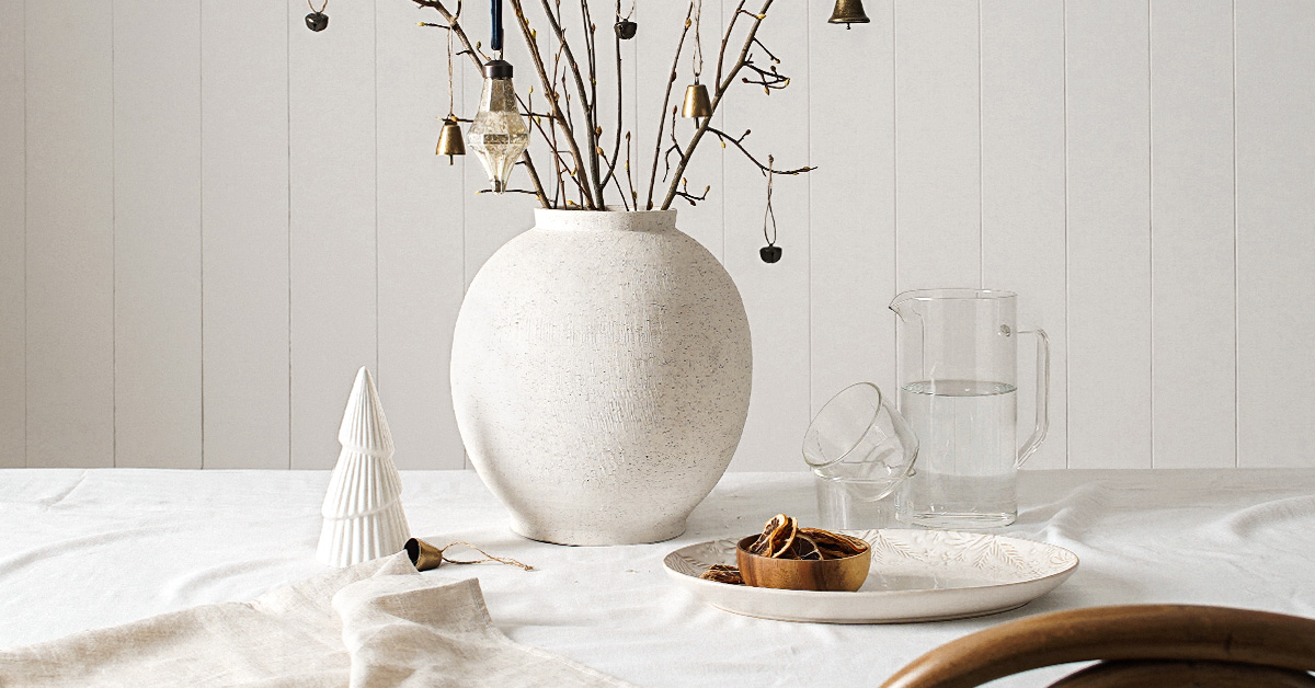 White Ceramic Vase
