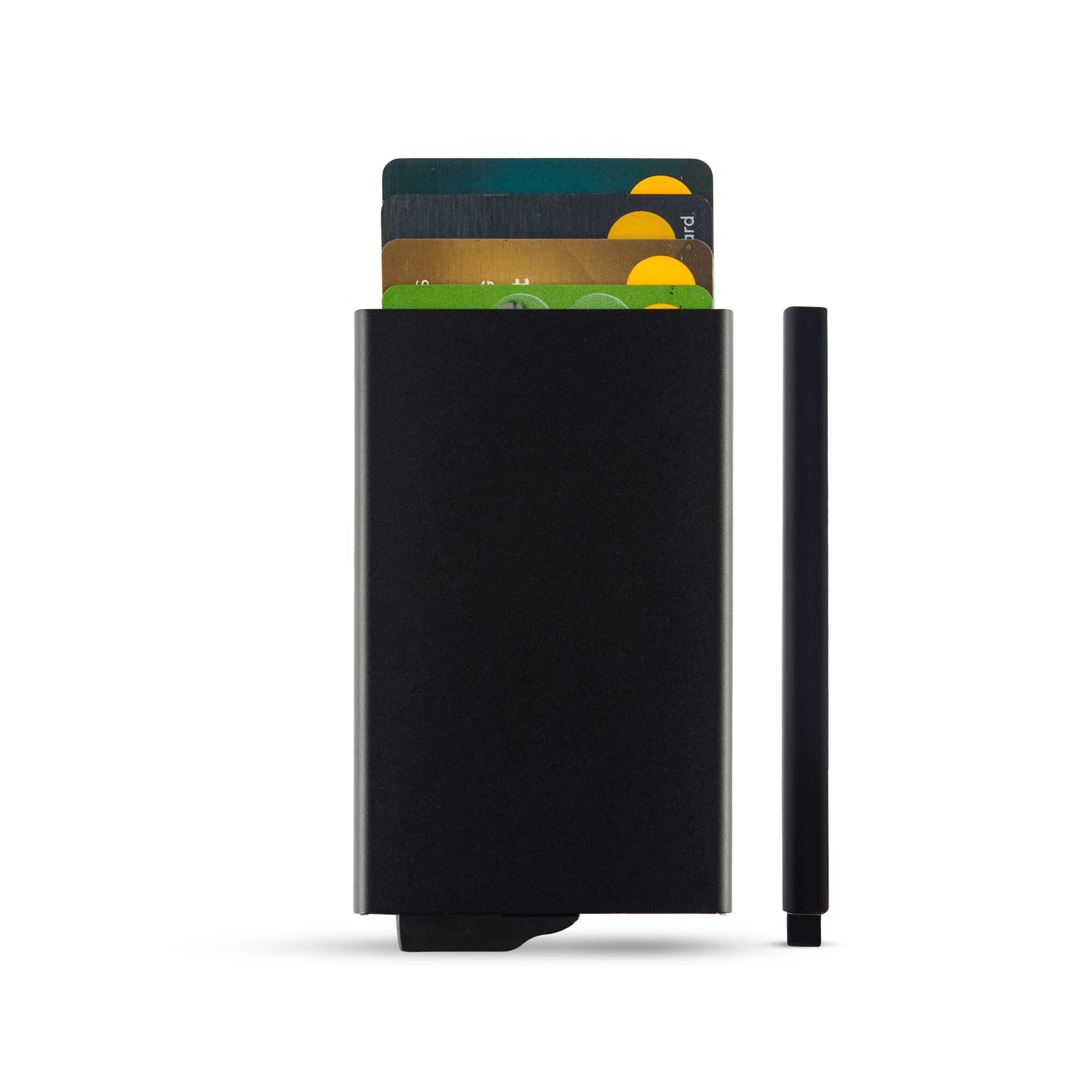 POWRMetal Card Holder Wallet - Wallets for Men UK - Minimalist Slim Metal RFID Blocking Credit Card Protector. Aircraft-Grade Aluminum Card Wallet. Mens Wallet - Holds 5 Credit Cards