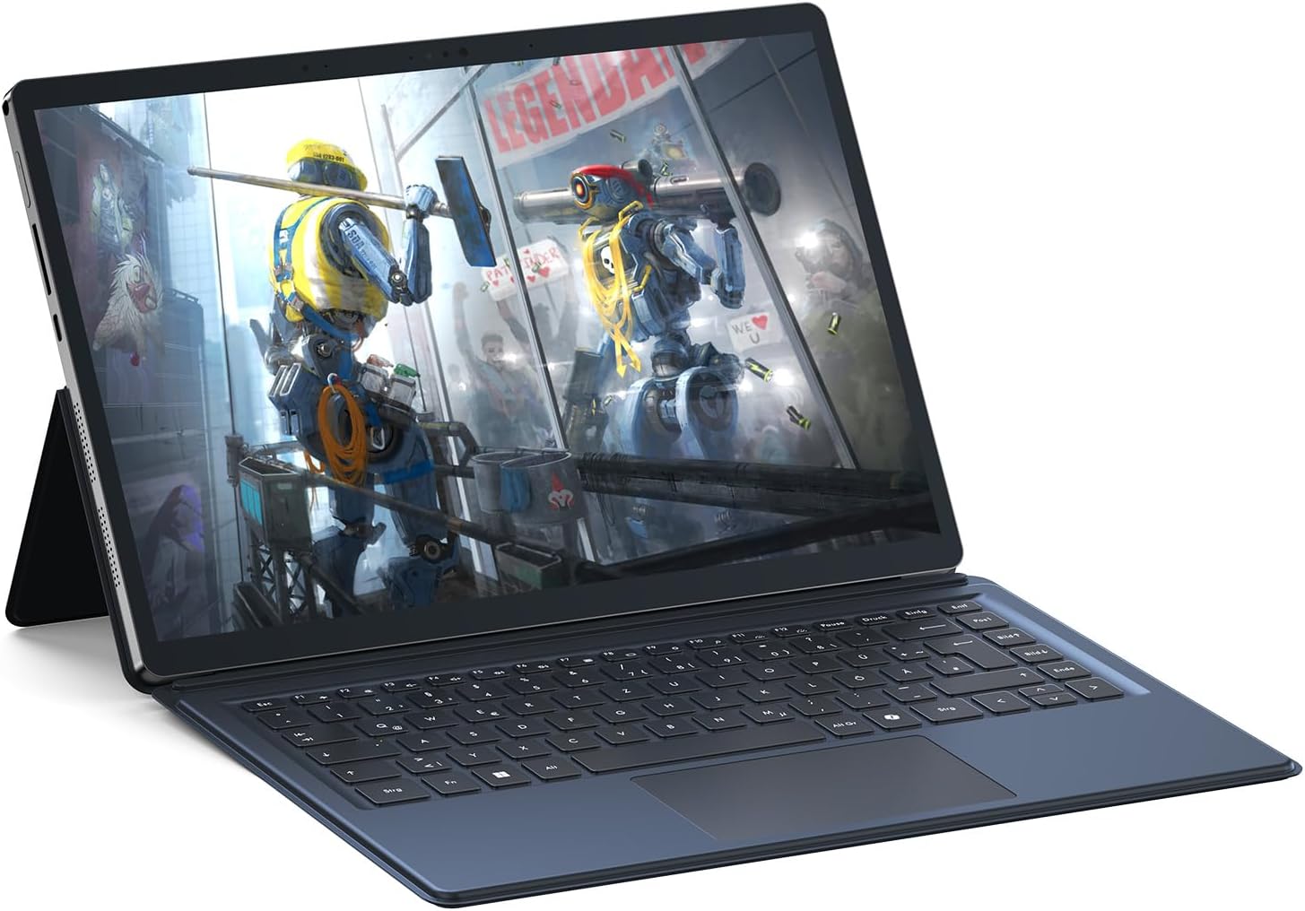 MINISFORUM 14 inch 3 in 1 V3 Tablet PC AMD Ryzen 7 8840U LPDDR5 32GB RAM 1TB M.2 PCIe 4.0 SSD with Windows 11, 2.5K@165Hz Output, 2X USB4 Port, WiFi 6E, BT Support, 5MP Camera Tablet Computer