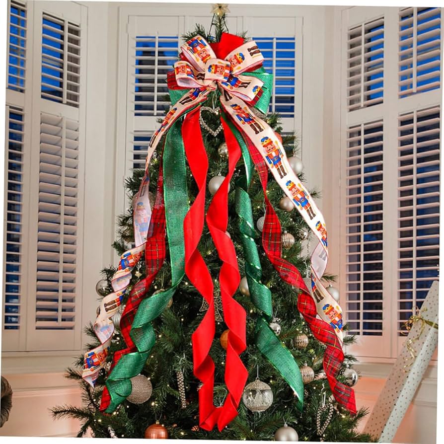 赤いリボンとボールのクリスマスツリー Amazon.co.jp: VILLCASE クリスマスツリーのボールの飾り 赤い