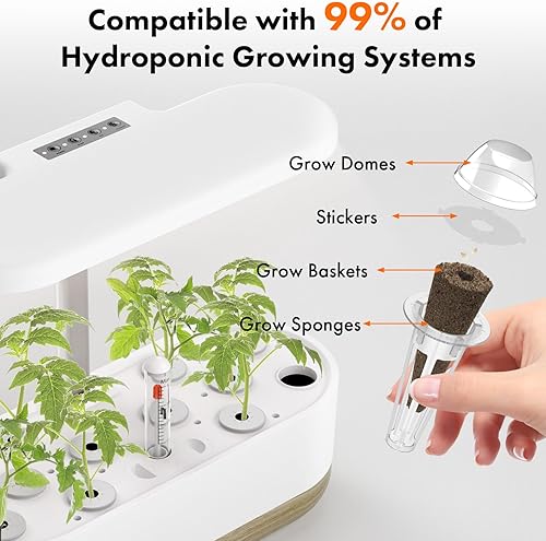 Miniatura 6 de Vainas de semillas de flores y frutas LYKOCLEAN para AeroGarden, Ahopegarden, sistema de cultivo hidropónico iDOO para interiores, 350 semillas+