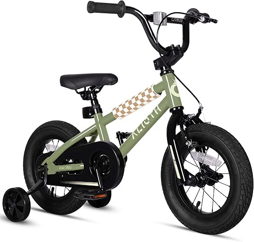 Miniatura 33 de BMX Style 12, 14, 16 pulgadas, ruedas de entrenamiento para niños, bicicleta de 20 pulgadas con soporte para niños y niñas de 2 a 14 años, posavasos