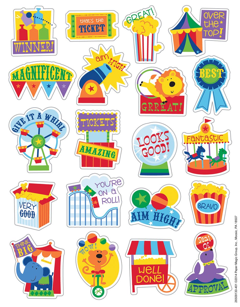 Eureka Popcorn Stickers, Scented (650913) — image 1