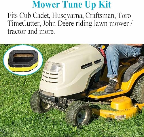 Miniatura 4 de Filtro de aire KH-32-083-03-S compatible con Cub Cadet LT1046 LT1050 LTX1046 LTX1050 I1046 I1050 GT1554 GTX1054 SLT1550 SLT1554 cortacésped, Premium